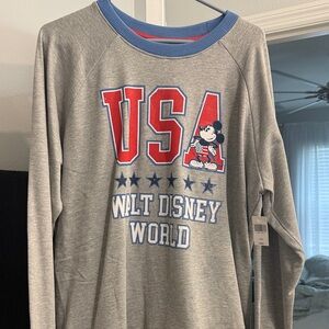 Disney Gray USA Mickey Sweatshirt